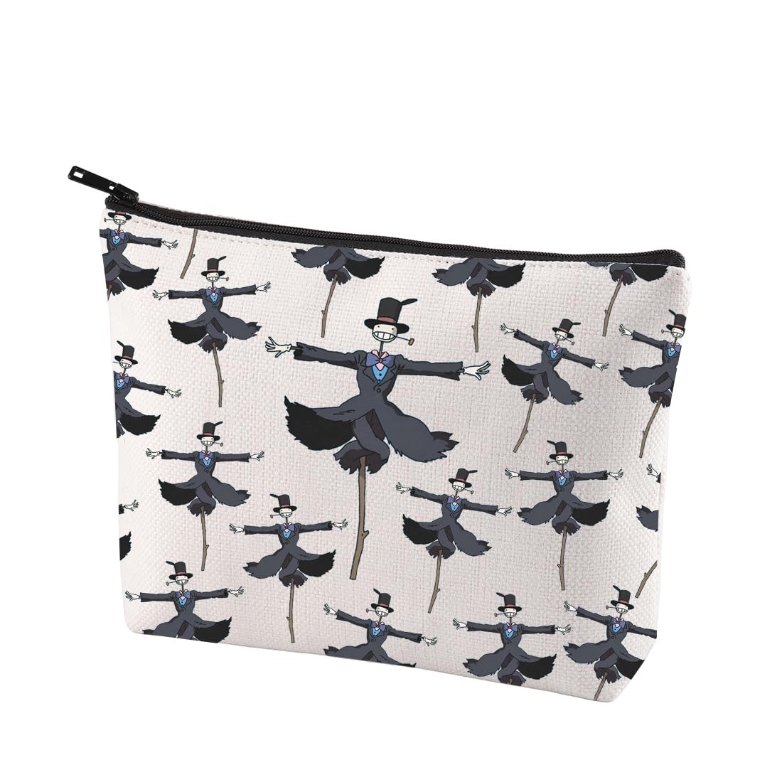 CENWA Anime Cosplay Makeup Bag Anime Turnip-Head Cosmetic Bag Gift For Fans (Head B)