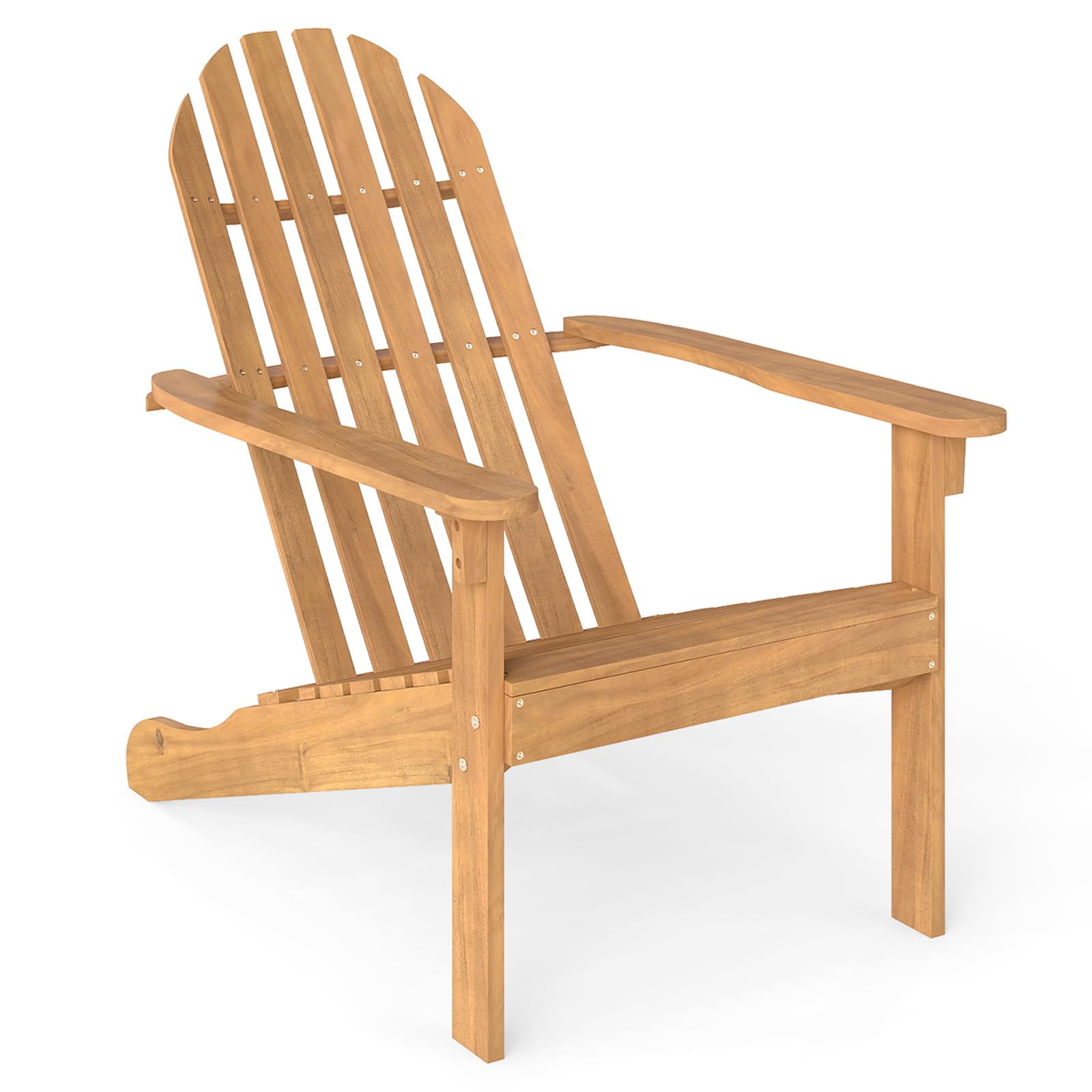 Fauteuil Adirondack bois acacia pour soulager le dos sur la terrasse