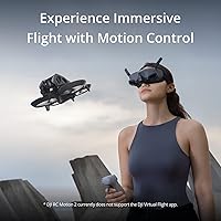 Vista 2 de DJI Avata Explorer Combo, First-Person View Drone with Camera 4K, Super-Wide 155° FOV, Includes New RC Motion 2 and Goggles Integra Black, FAA