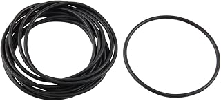 uxcell Nitrile Rubber O-Rings 50mm OD 46mm ID 2mm Width, Metric Sealing Gasket for Automotive Machine Plumbing, Pack of 10