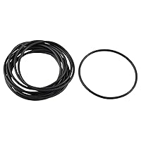 Vista 8 de uxcell Juntas Tóricas de Goma de Nitrilo 58mm DE 54mm ID 2mm de Ancho, Junta de Sellado Métrico para Automotriz, Maquinas, Tuberías, Paquete de 10
