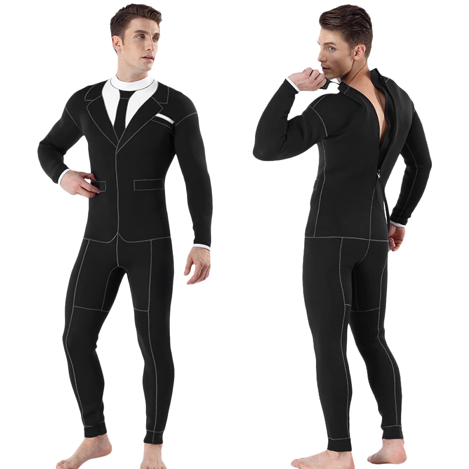 ubersweet Ubersweet® Men 3mm Neoprene Wetsuit Surfing Swimming Diving Suit Wet Suit-picture-16