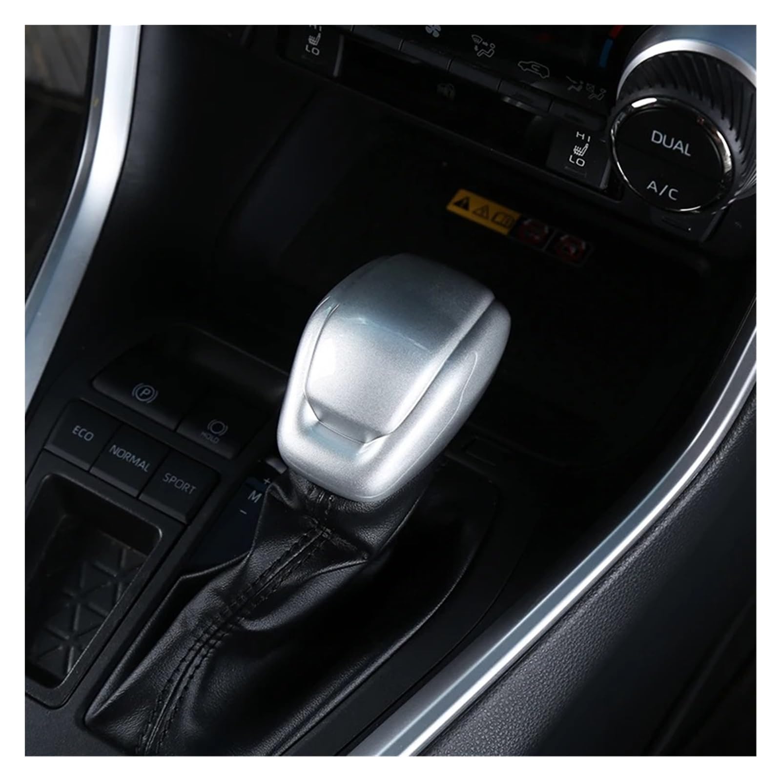 Xexjhqq Silvery Gear Stick Knob For Toyota For Xa50 For Camry 2022-2025 Car Gear Shift Knob Head Cover Trim(Silvery)