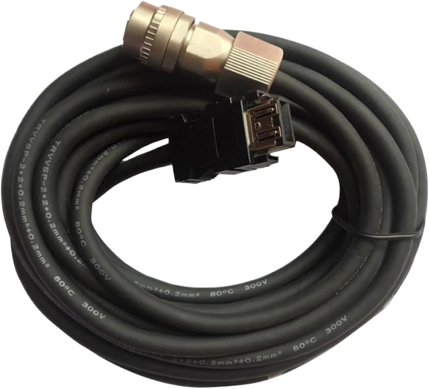 Cable Encoder MR-J3ENSCBL Power MR-PWCNS4 Brake MR-BKCNS1 MR-J3 Cord for J3 J4 JE HC-SP Servo Motor 1-2KW(Brake MR-BKCNS1,3 mins)