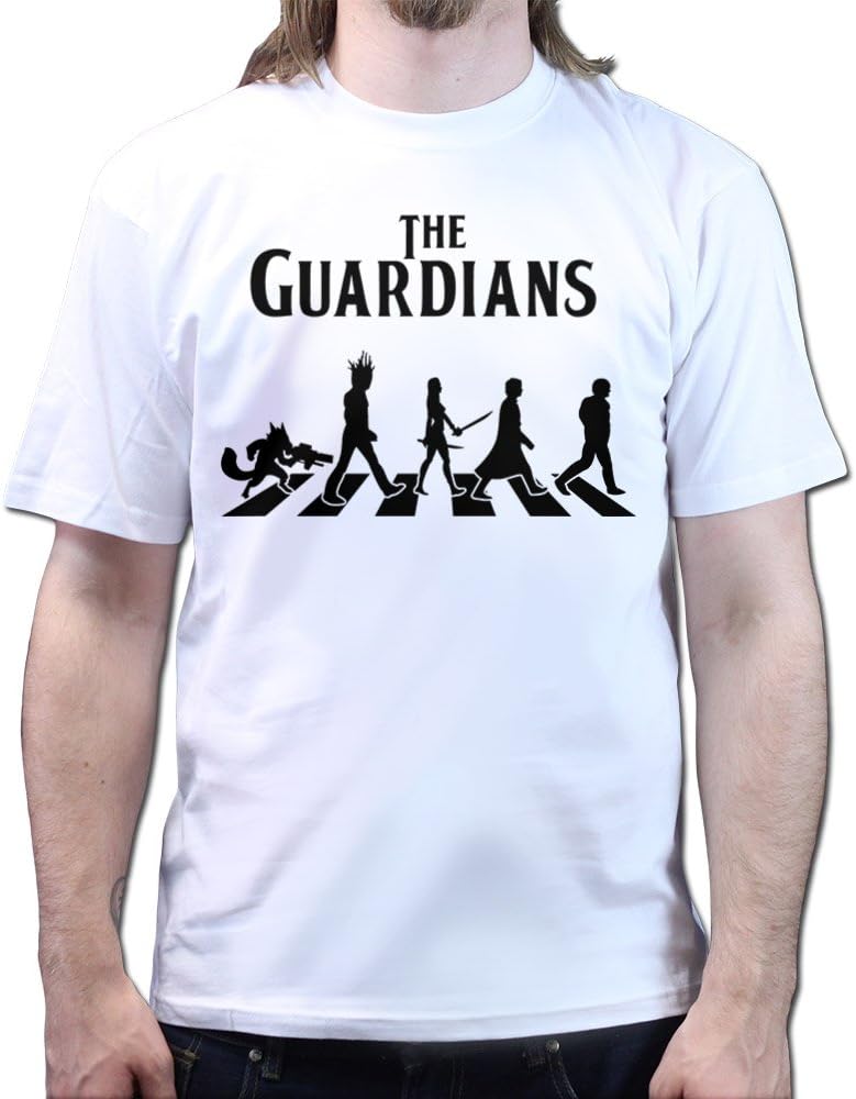 The Guardians Abbey Road of Galaxy Beatles Tribute T-shirt