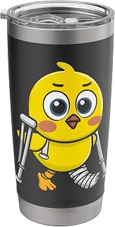 Broken Leg Surgery Recovery Injury Cast Broken Bone Stainless Steel Insulated Tumbler
