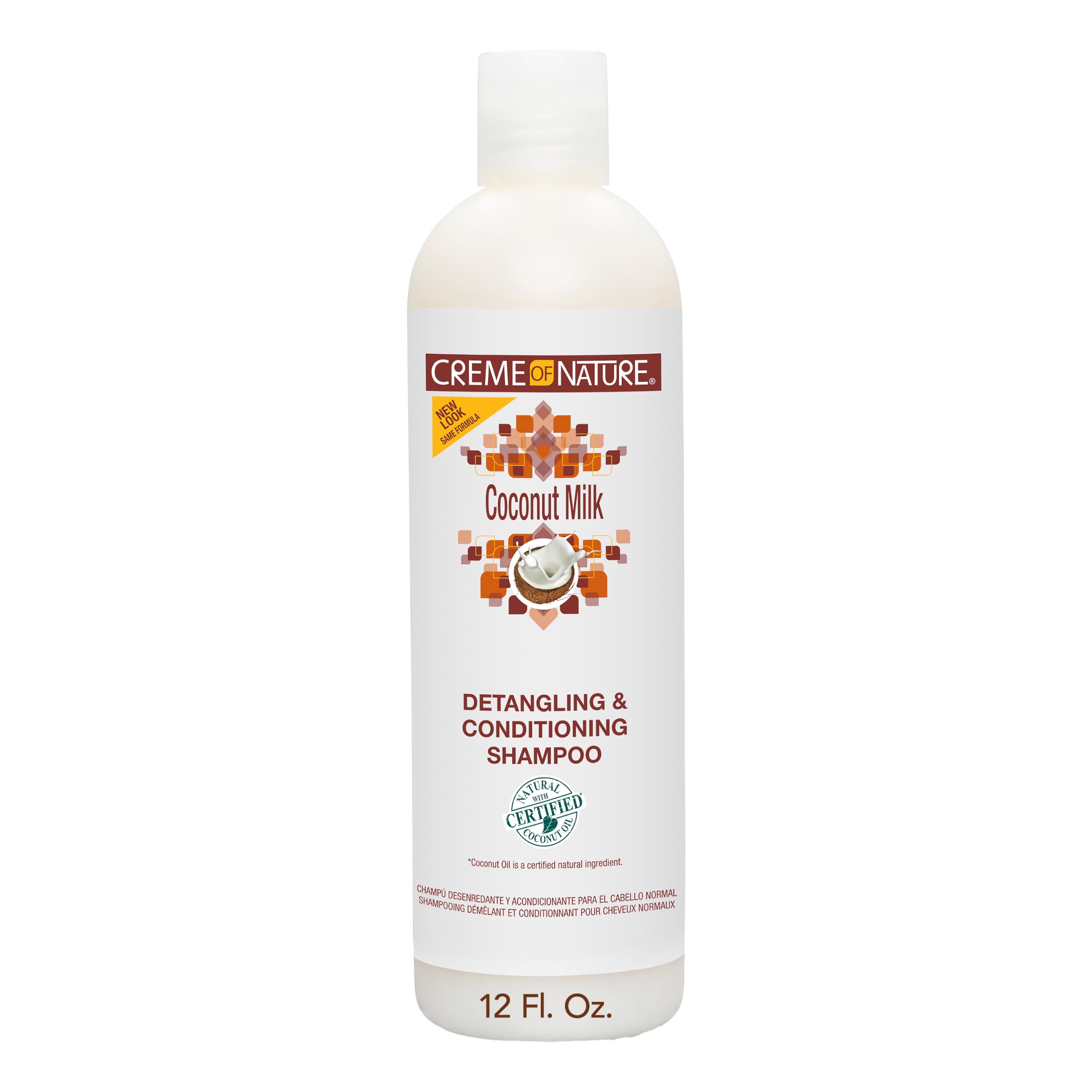 Creme of Nature Crème Of Nature Coconut Milk Shampoo, 12 oz, White
