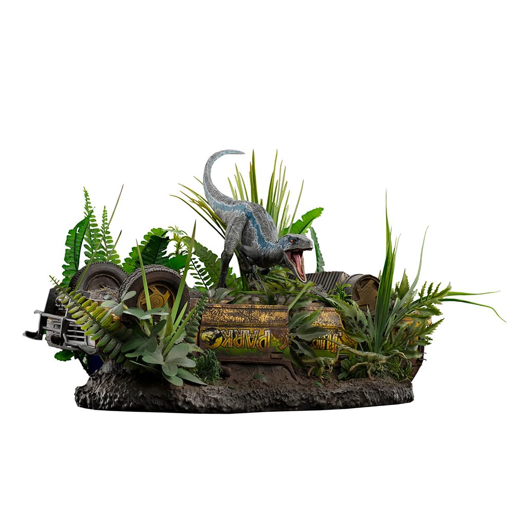 JURASSIC WORLD FALLEN KINGDOM - Blue Deluxe - statuetka ArtScale 1/10 24 cm