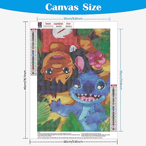 DAERLE 5D Stitch Diamond Painting Kit Completo