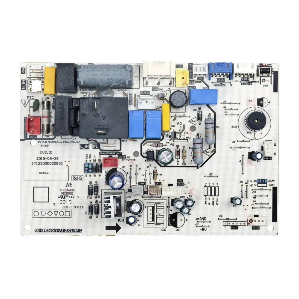Songozd Heat And Cool Home Furnishings Ce-Kfr26g/Y-Af.d.01.np-1 17122000020810 Indoor Control Board For Air Conditioner Pcb Conditioning Parts(Heat And Cool)