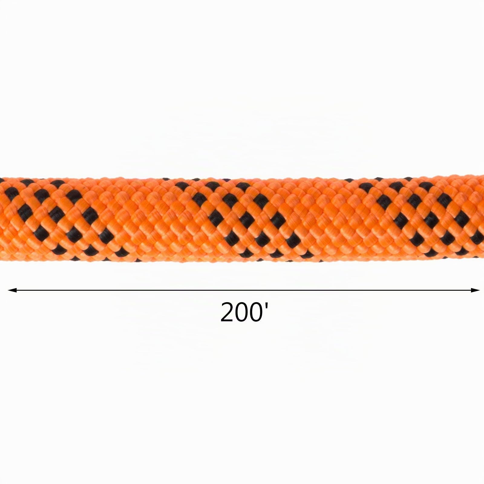 VEVOR Corda in poliestere a doppia treccia da 14 mm 61 m di corda in nylon, corda in nylon ad alta resistenza per potatori, giardinieri, marinai e attività quotidiane