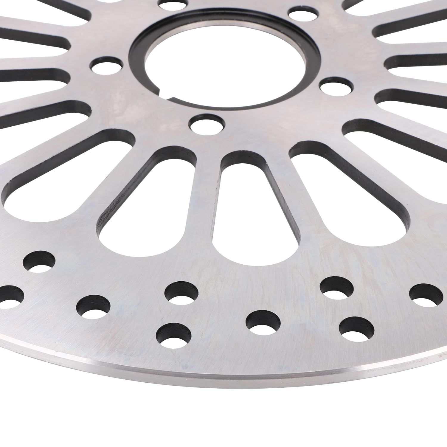 11,5" Discos Freno Delanteros Moto,Discos Freno Acero de Aleación para Touring Softail Sportster y Dyna 1984-2013 (excepto Touring 2008-2013)