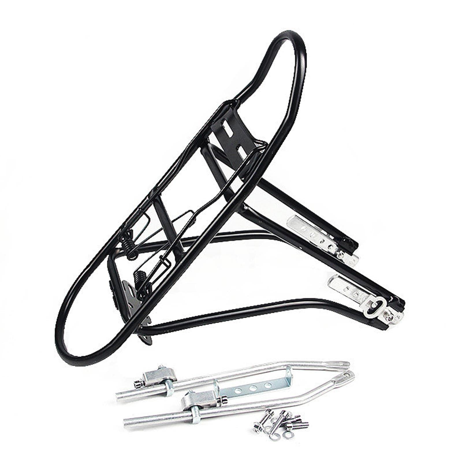Portaequipajes de Bicicleta Soporte Trasero Portabultos Accesorio de Bicicleta con Abrazadera para y Estante para Equipaje Adecuado para
