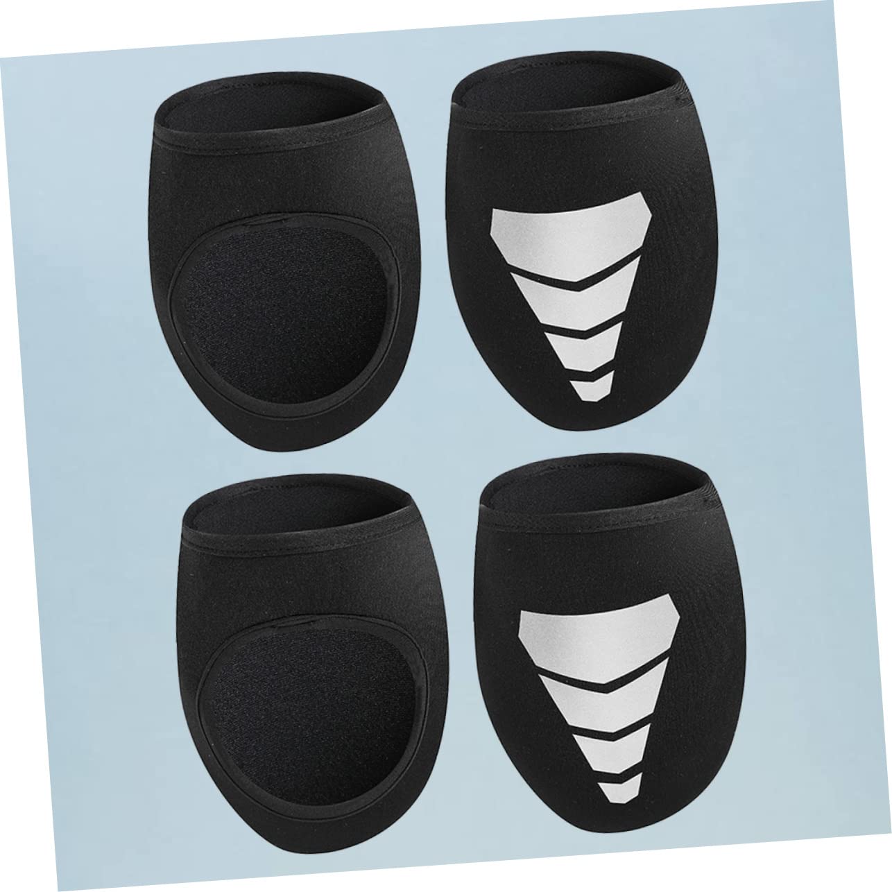 BESPORTBLE 6paia Coprischiena Per Scarpe Da Ciclismo Impermeabili e Riscaldanti Design Riflettente Per Uso Esterno Copertura Antiscivolo e Protezione Durante La Guida