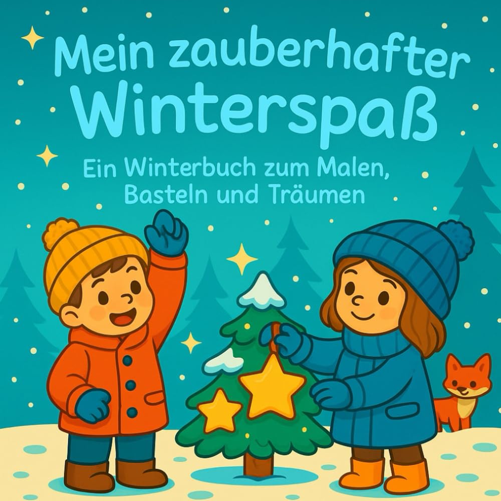 Mein zauberhafter Winterspaß: Ein Winterbuch zum Malen, Basteln und Träumen