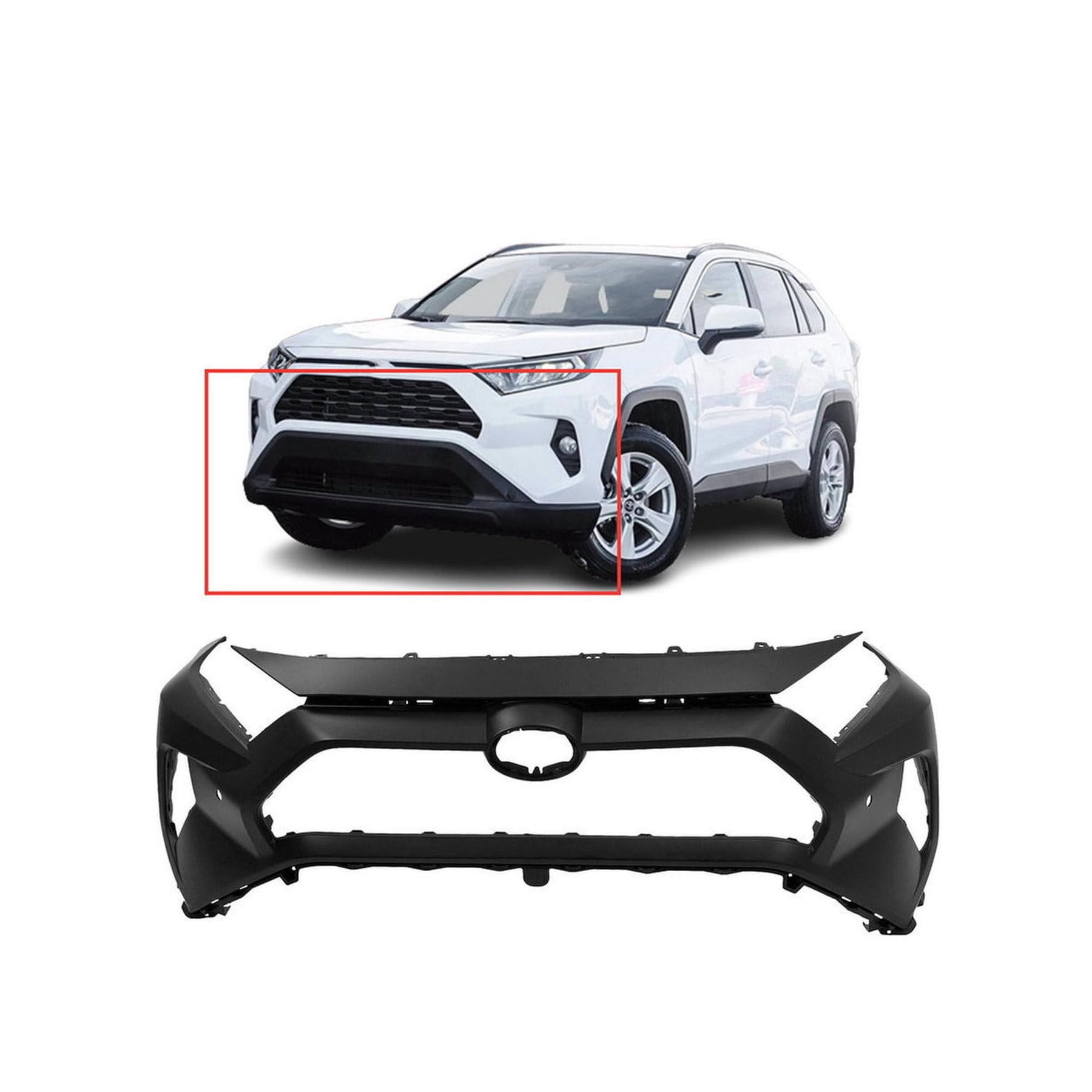 Cache Crochet De Remorquage Gauche Pour Toyota RAV4 LE 2019-2023 - Plastique ABS, Couleur Apprêt | Installation Clip, Protection Trou