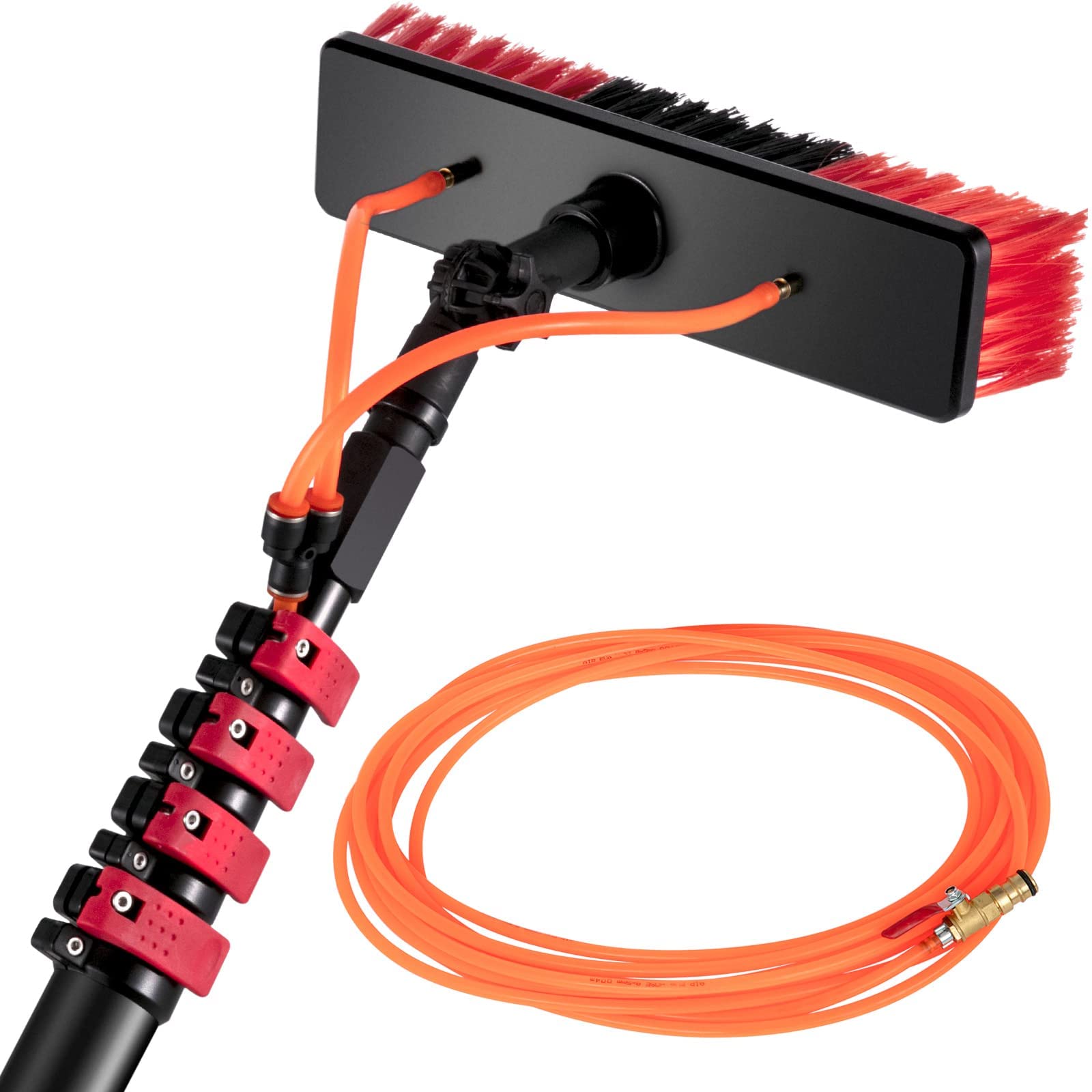 Équipement de nettoyage de vitres en hauteur pour laver facilement les camions et vérandas