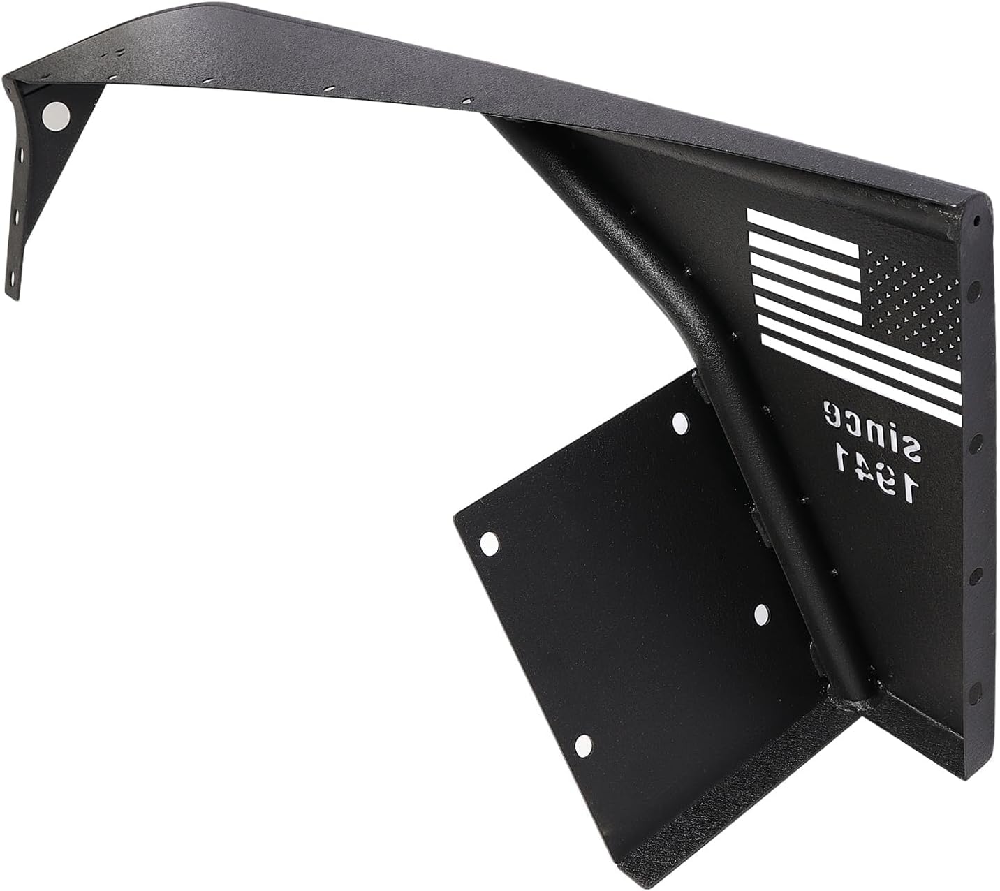 Front Fender Flares Compatible with 1997-2006 Jeep Wrangler TJ & Unlimited, 2 PCS Off-Road Steel Fender,Textured Black