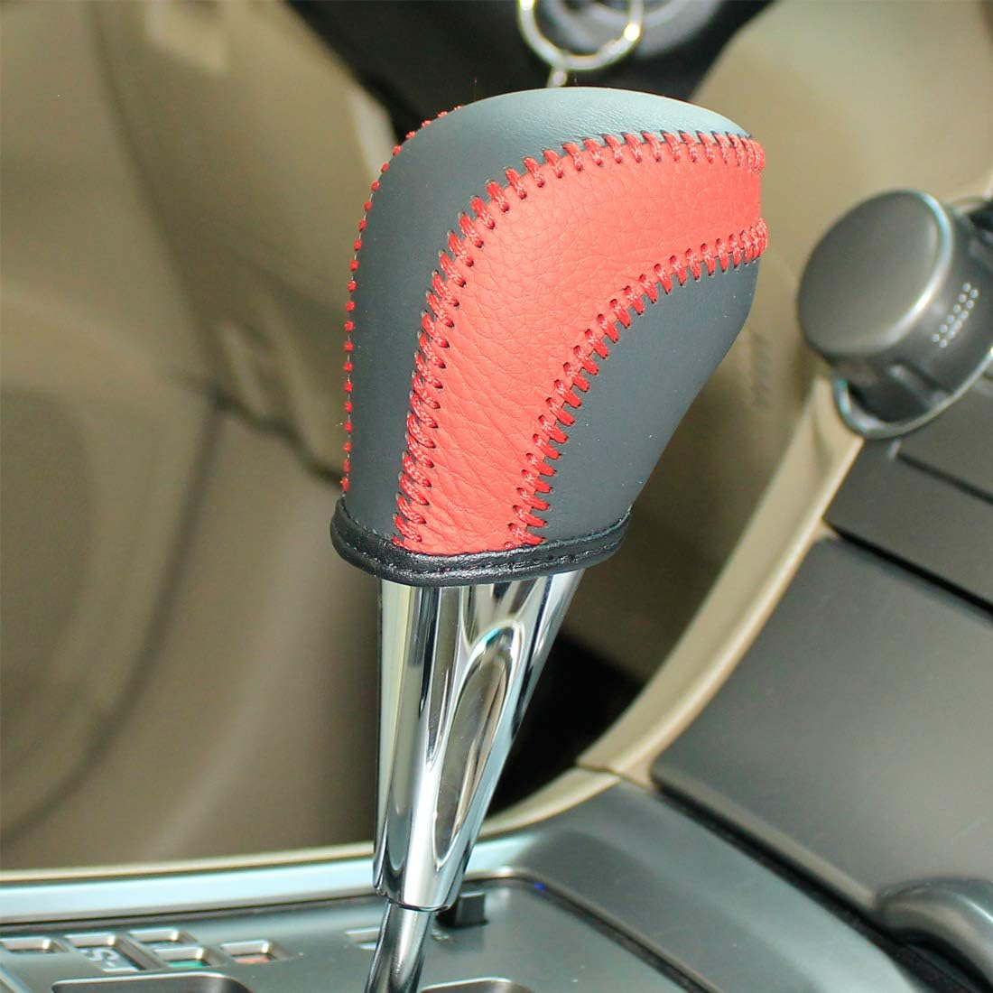 JI Loncky Gear Shift Knob Cover for Toyota Corolla 2009-2013/ Highlander 2008-2013/ Camry 2007-2010 2011/RAV4 2006-2011/ Sienna 2011-2016/ Venza 2009-2015/ Avalon 2007-2012/ Matrix/Tacoma Automatic