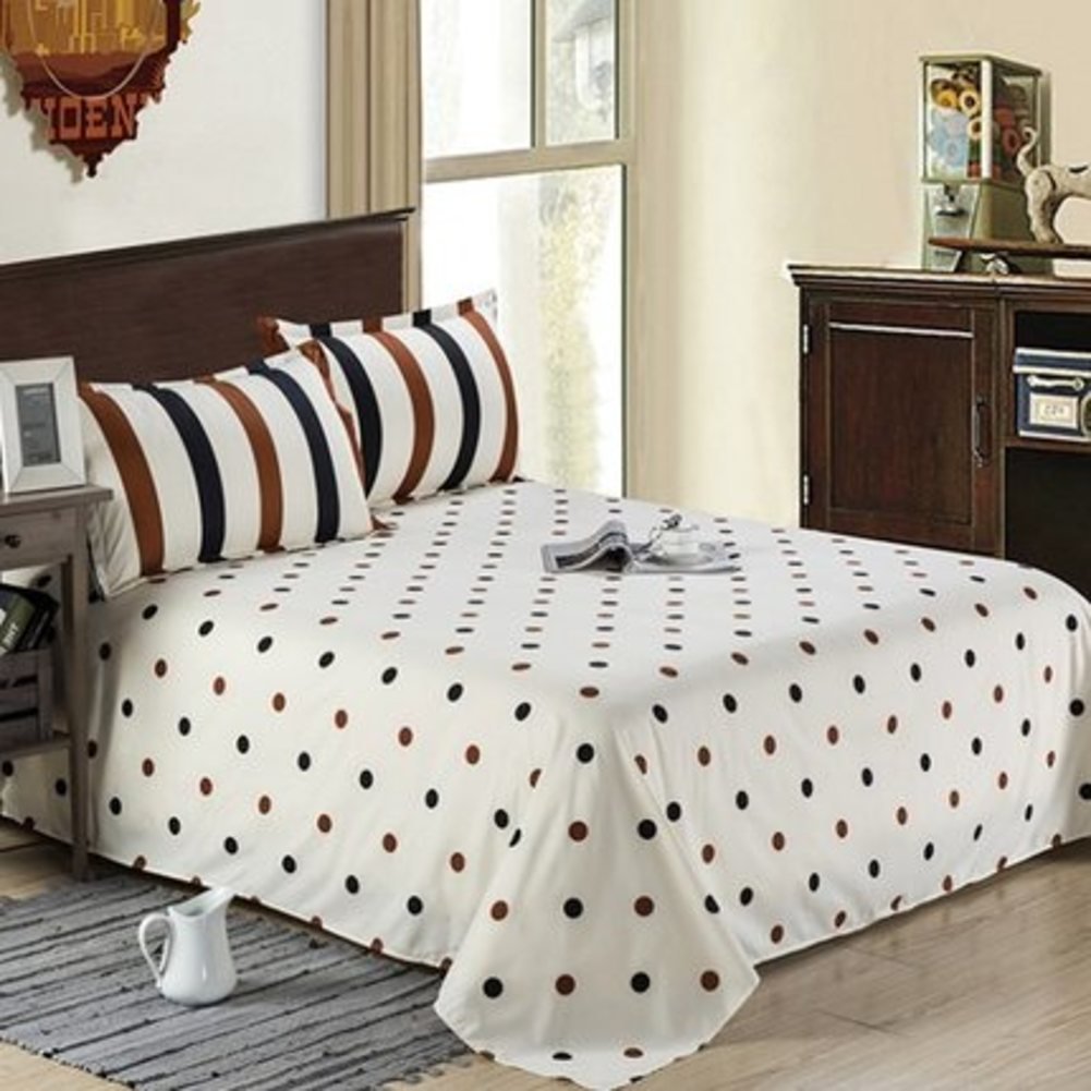 Drap dortoir cartoon imprimé D 220x230cm pour lit simple ou double