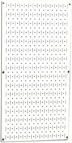 30-3216 Panel de junta para herramientas Wall Control, panel perforado de metal galvanizado, de 32" x 16", 30-P-3216 W