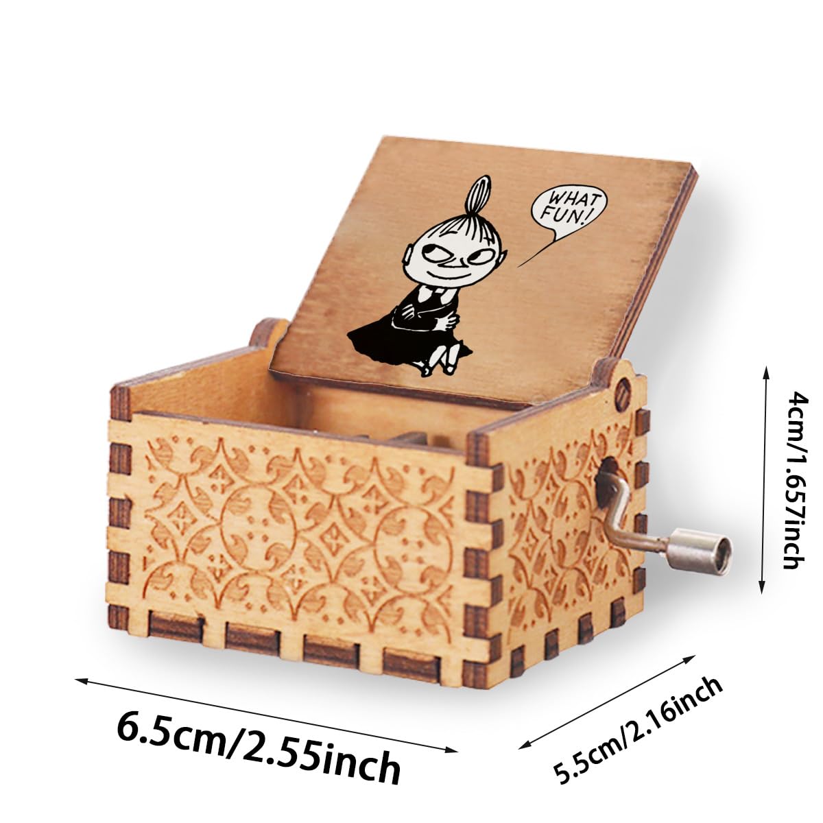 Amazon.co.jp: ムーミン リトルミイ オルゴール 音楽ボックス 木製