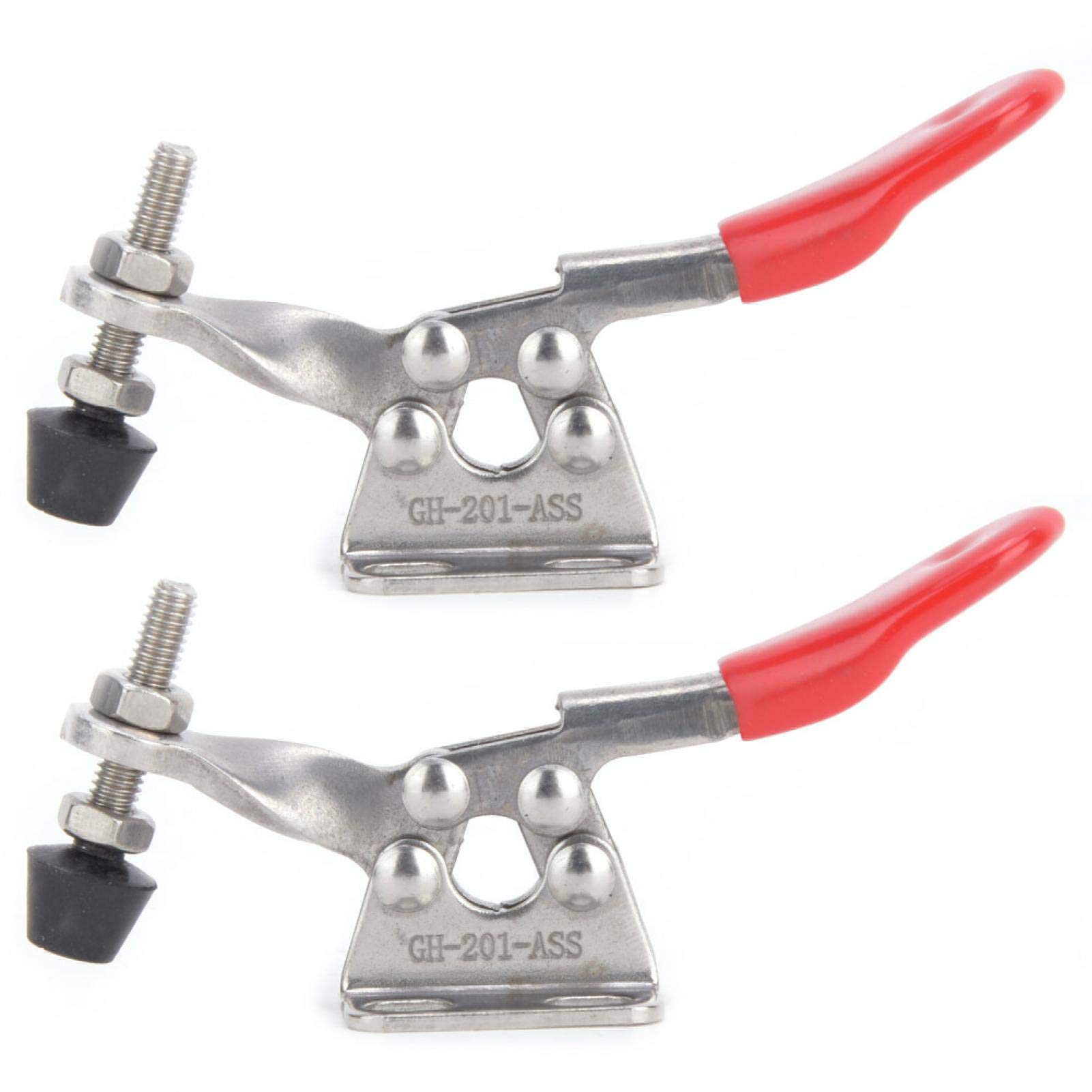 Buy 2Pcs Toggle Clamp, 27Kg/60Lbs Clamping Force Clamps KangTeer, 304 Stainless Steel Quick