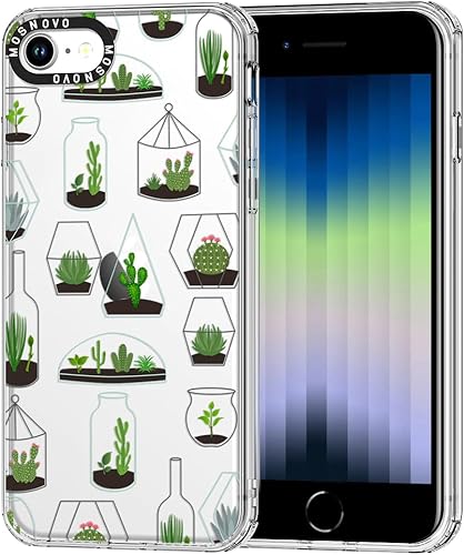 Miniatura 1 de MOSNOVO Buffertech - Funda para iPhone 12 Mini, Impacto de caída de 6.6 pies Antidespegable Funda protectora de TPU transparente a prueba de golpes