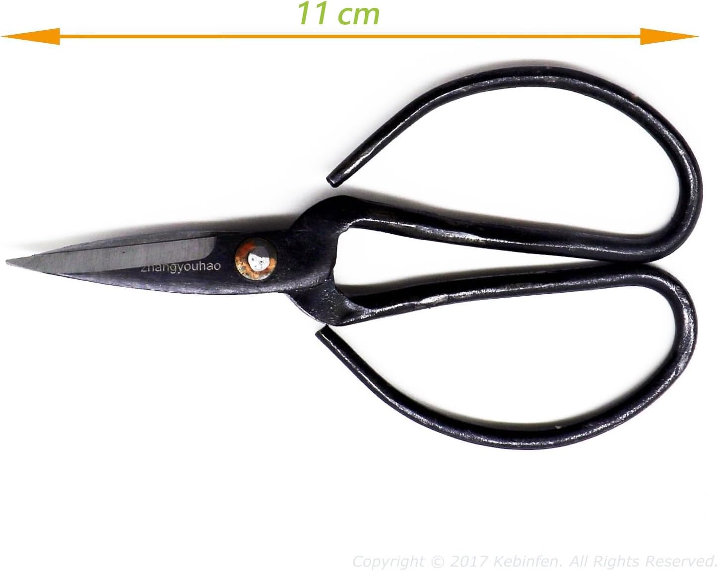 Kebinfen® Bonsai Tree Pruning Trimming Starter Tool Kit - Pruning Scissors, Bonsai Scissors for Bud & Leaves Trimmer, Bamboo Rake - Set of 3