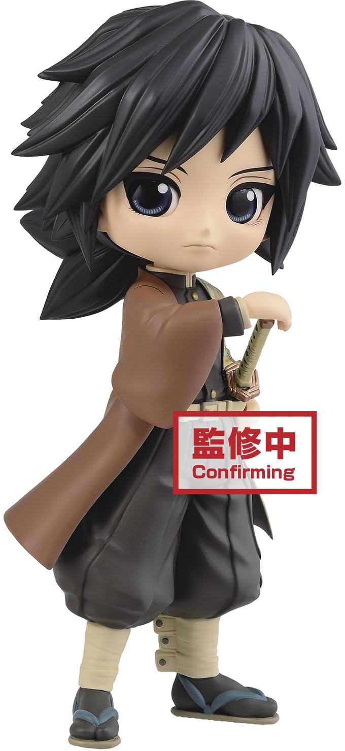 Banpresto Demon Slayer: Kimetsu no Yaiba Q posket-Giyu Tomioka-(ver.B), Multiple Colors (BP17435)