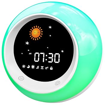 SHE'll SLEEP Years、Days、See The Light Amazon.com: I.CODE Sun & Moon Rise Kids Alarm Clock