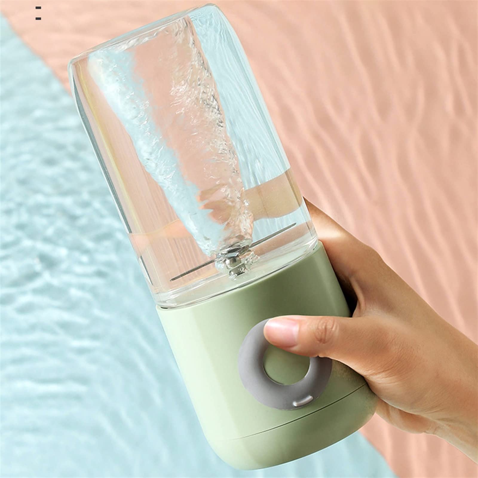 DieffematicJBJ Blender Portable Juicers USB Rechargeable Mixer Fruit Smoothie Blender Electric Juice Food Processor Mini Fruit Mixer Squeezer