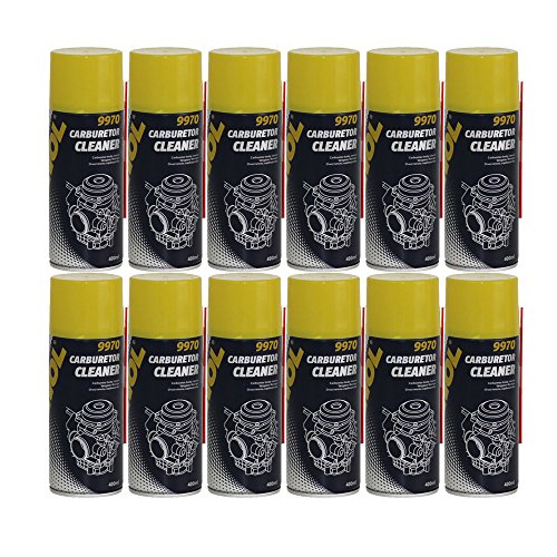 MANNOL 12 x 400ml 9970 Carburetor Cleaner/Vergaser- Drosselklappen- Reiniger