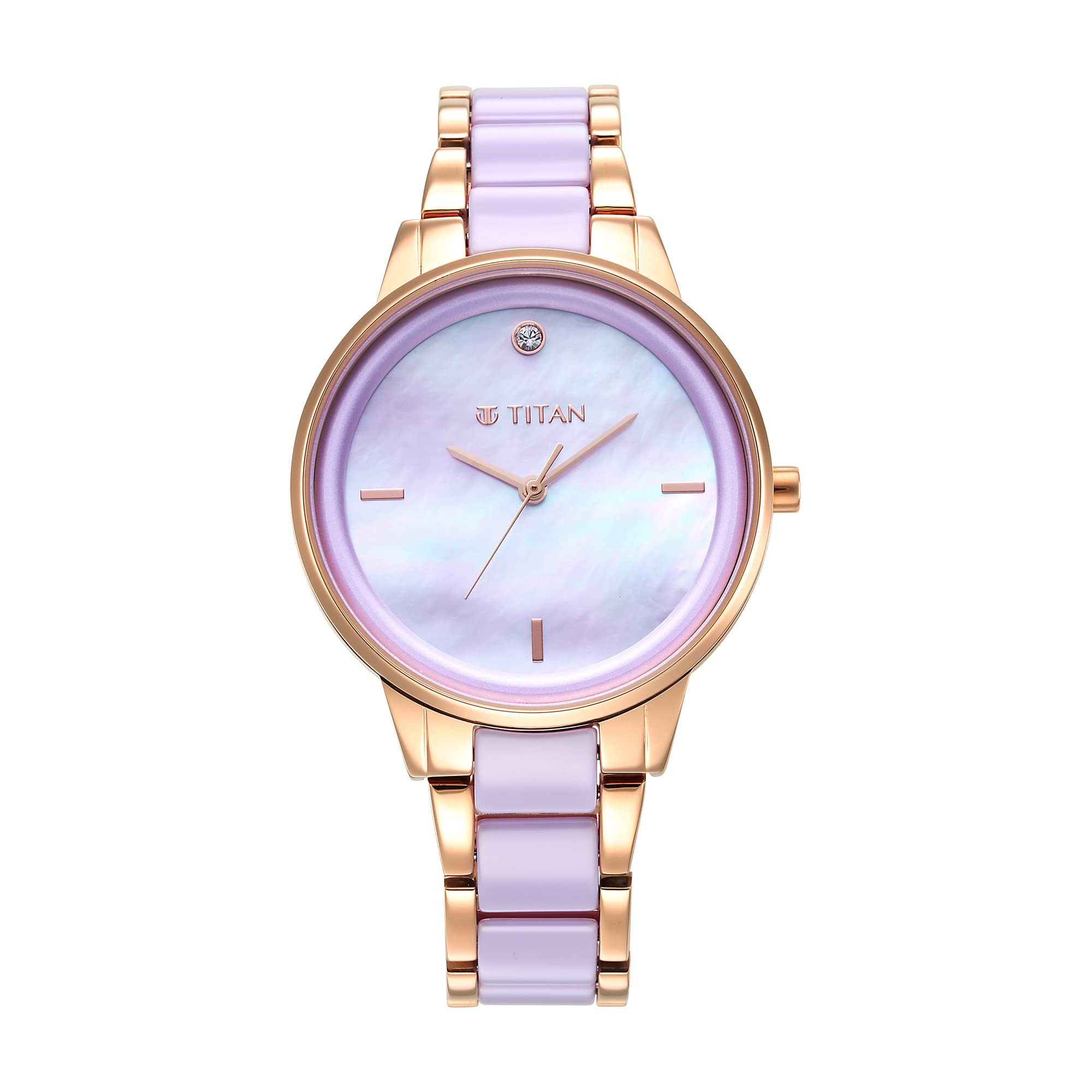 Titan Purple Ceramics Mother of Pearl Dial Analog Steel and Ceramic Strap Watch for Women-NS95213KD02 (B0BP26VRDH) Amazon Price History, Amazon Price Tracker