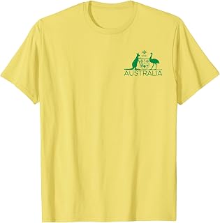 AUSTRALIA COAT OF ARMS KANGAROO AND EMU AUSTRALIAN SYMBOL T-Shirt