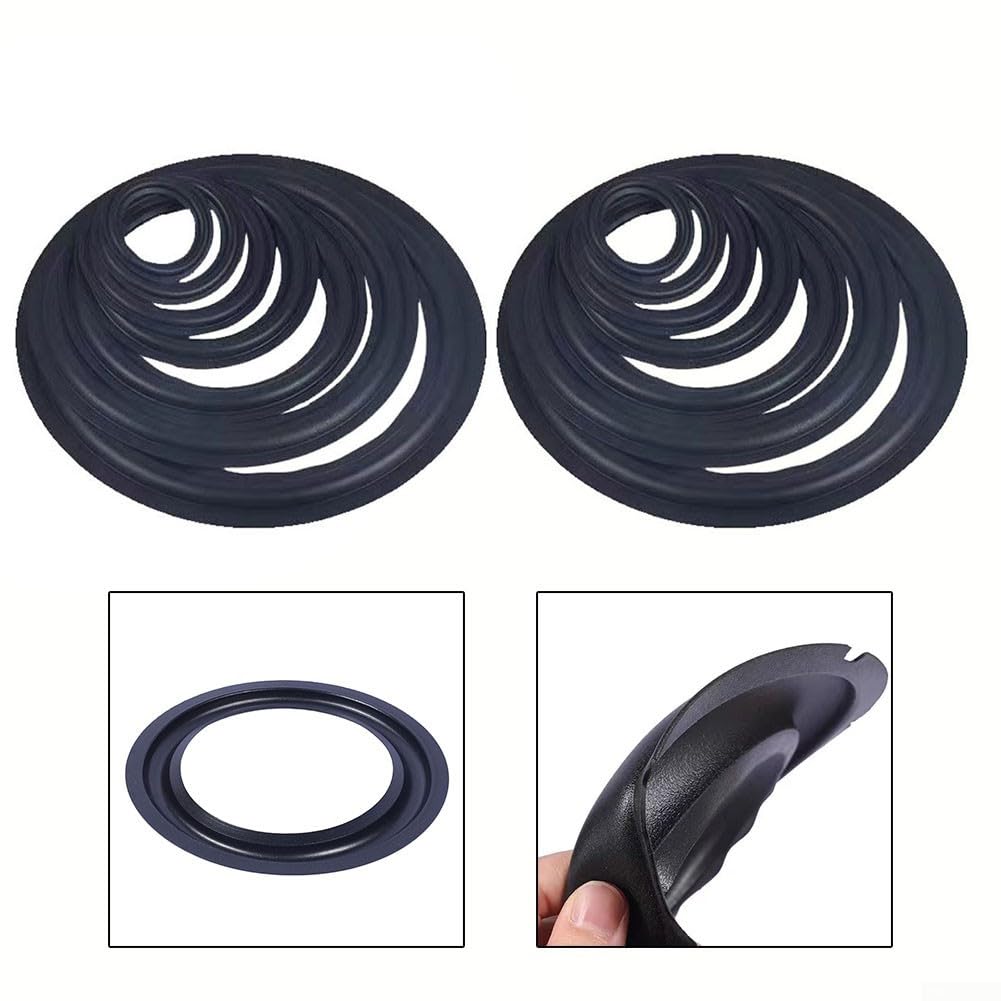 Kit de réparation en caoutchouc pour haut-parleur en mousse, installation facile, haut-parleurs de 10,2 cm, 12,4 cm, 15,2 cm, 20,3 cm, 20,3 cm