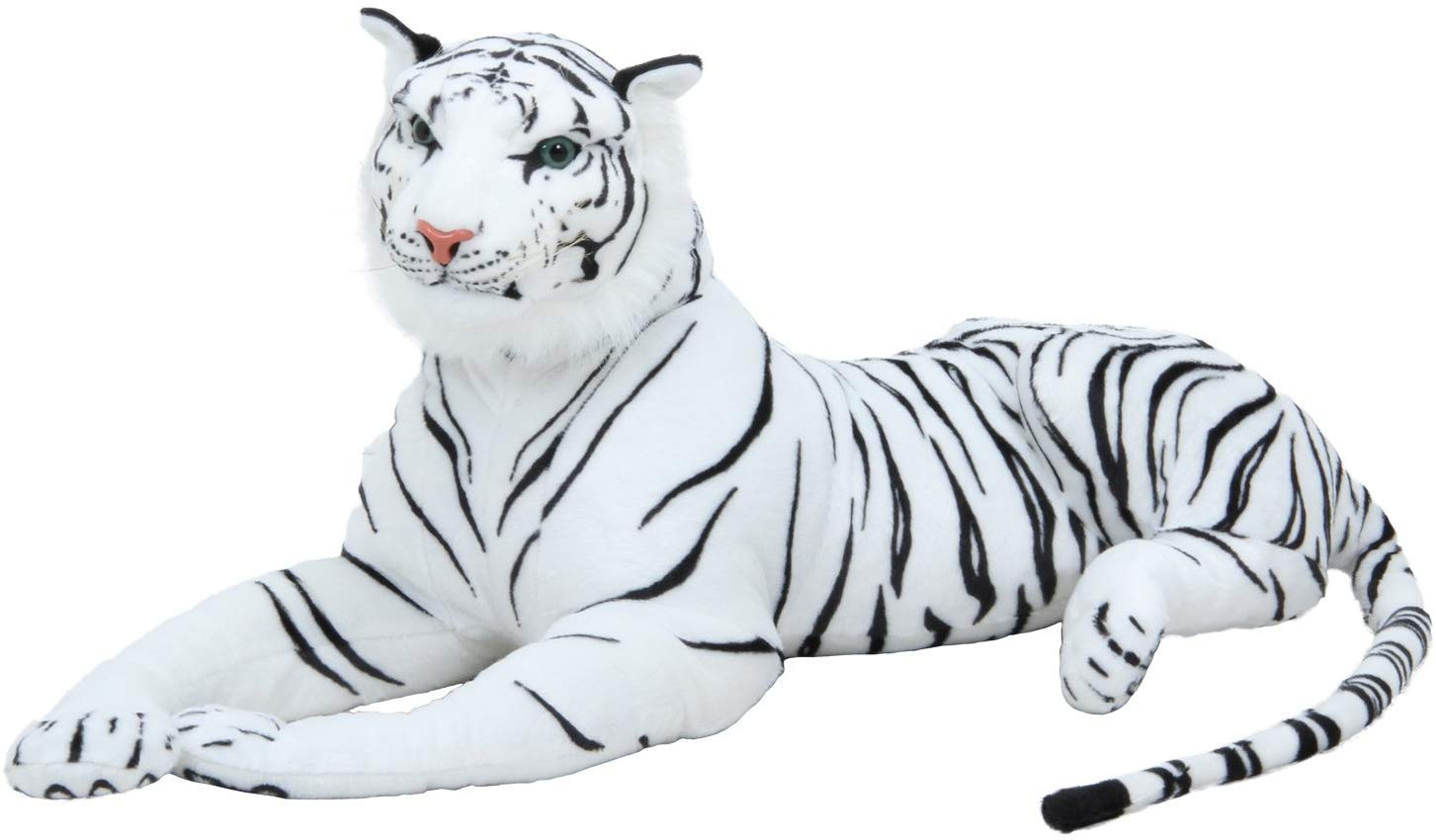 Amazon.co.jp: リアル動物ぬいぐるみ 虎 特大 トラ タイガーぬいぐるみ