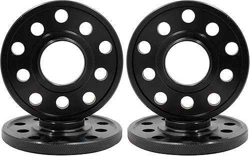 Miniatura 10 de Wheel Accessories Parts 4 espaciadores de rueda centrados en buje de 0.197 in de grosor, 5 en 3.937 in y 4.409 in patrón de pernos (PCD) 2.248 in