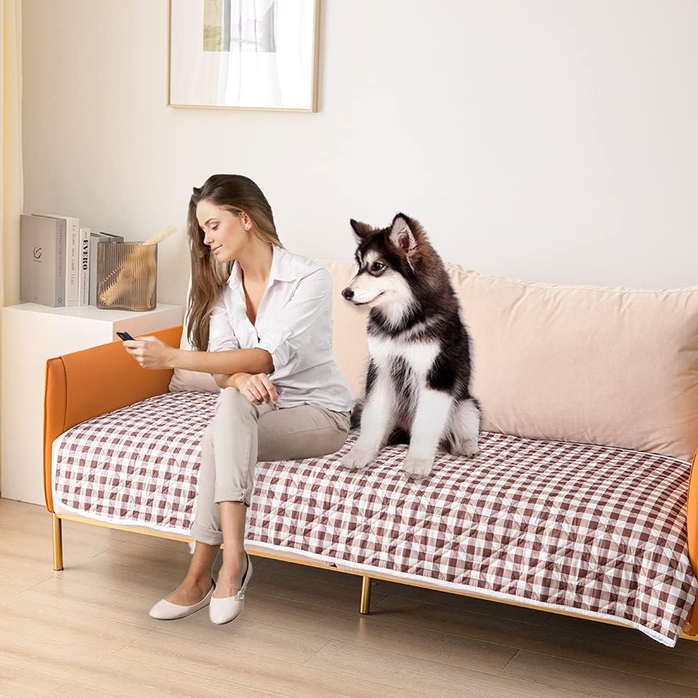 TTLUCKY Waterproof Pet Blanket for Bed Couch Sofa,Also Used As Dog Mat,Dog Bed Cover,Picnic Blanket