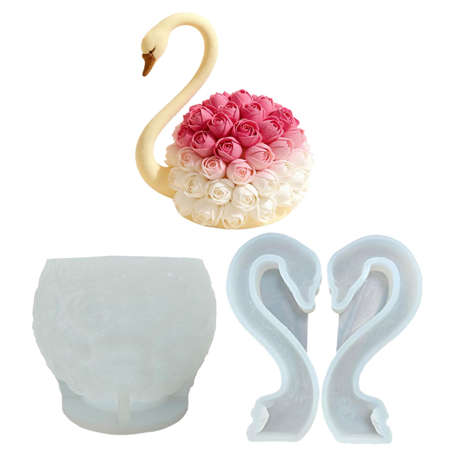 Kalttoy Creative Bird and Floral Designs Food Grade Silicone Baking Mold for Dessert Treats Creative Bird and Floral Designs Food Grade Silicone Baking Mold for Dessert Treats