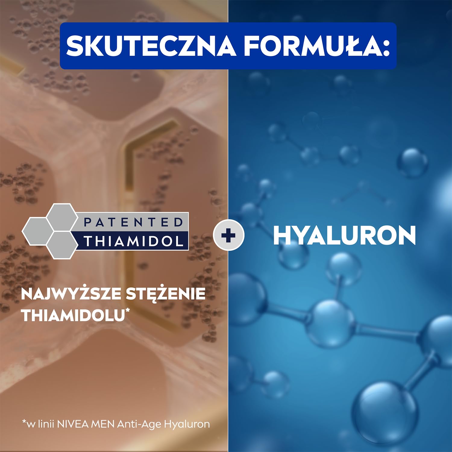 NIVEA MEN Anti-Age POWER Przeciwzmarszczkowe serum nawilżające dla mężczyzn, redukujący przebarwienia z kwasem hialuronowym i thiamidolem, 30 ml