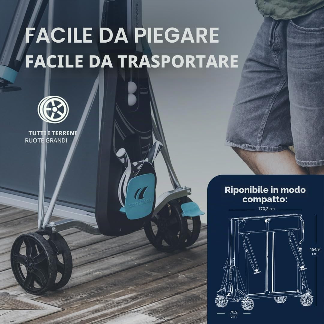 Cornilleau Sport 400x Crossover - Sport 400X Crossover Tavolo da Ping Pong
