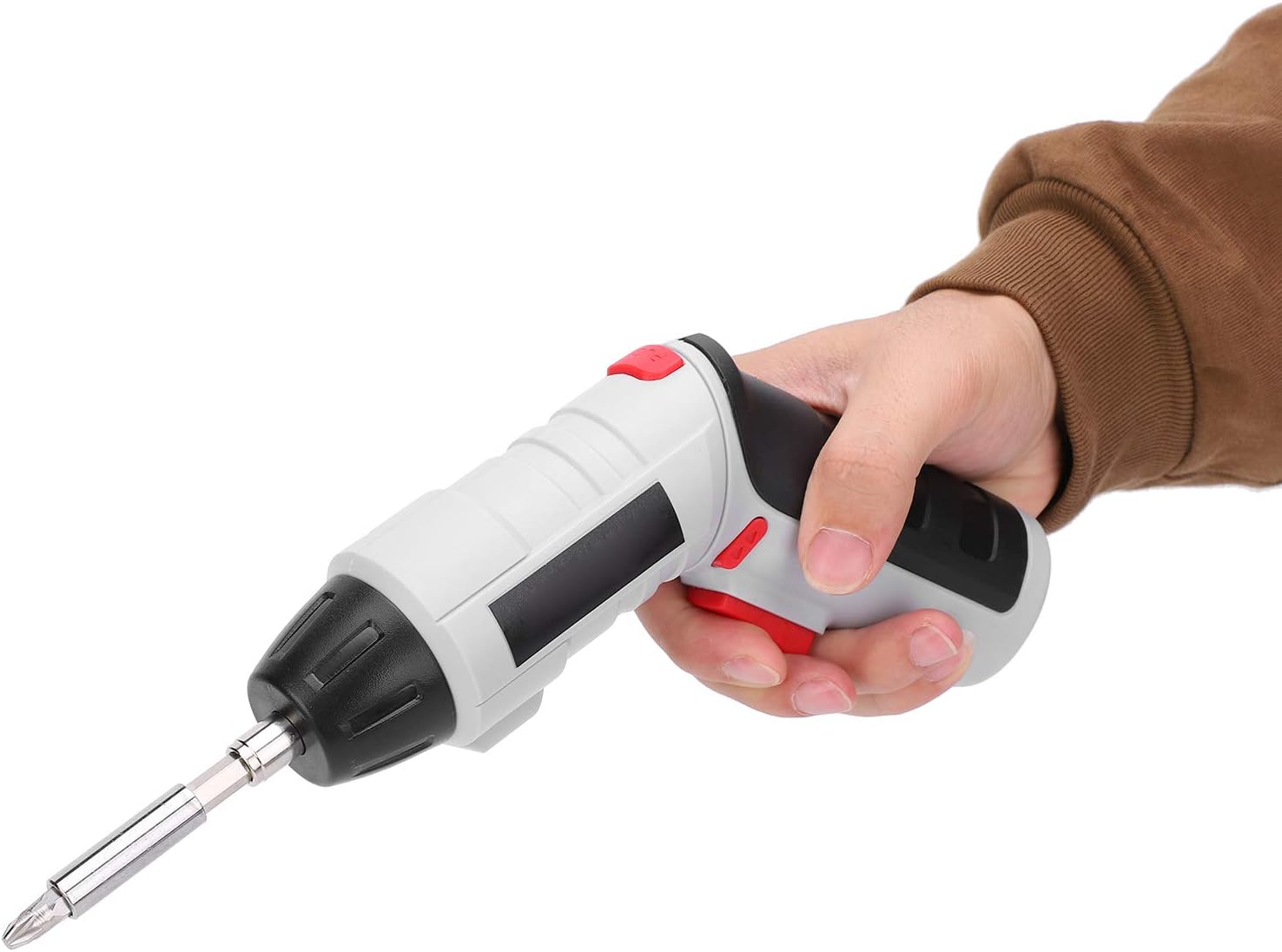 Electric Drill Cordless Driver Combo Kit High Power Lithium Battery 4.2V Cordless Drilling Rig with 44 Accessories for DIY Home Improvement and Industrial Hardware Tools