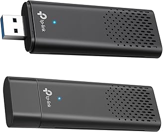 TP-Link Archer TX20U WiFi Dongle, AX1800 Wireless Wi-Fi 6 USB wifi Adapter for PC/Laptop, Dual Band USB 3.0 SuperSpeed Wi-Fi dongle, MU-MIMO, Lower Latency, Highly Secure WPA3, Supports Windows 10/11