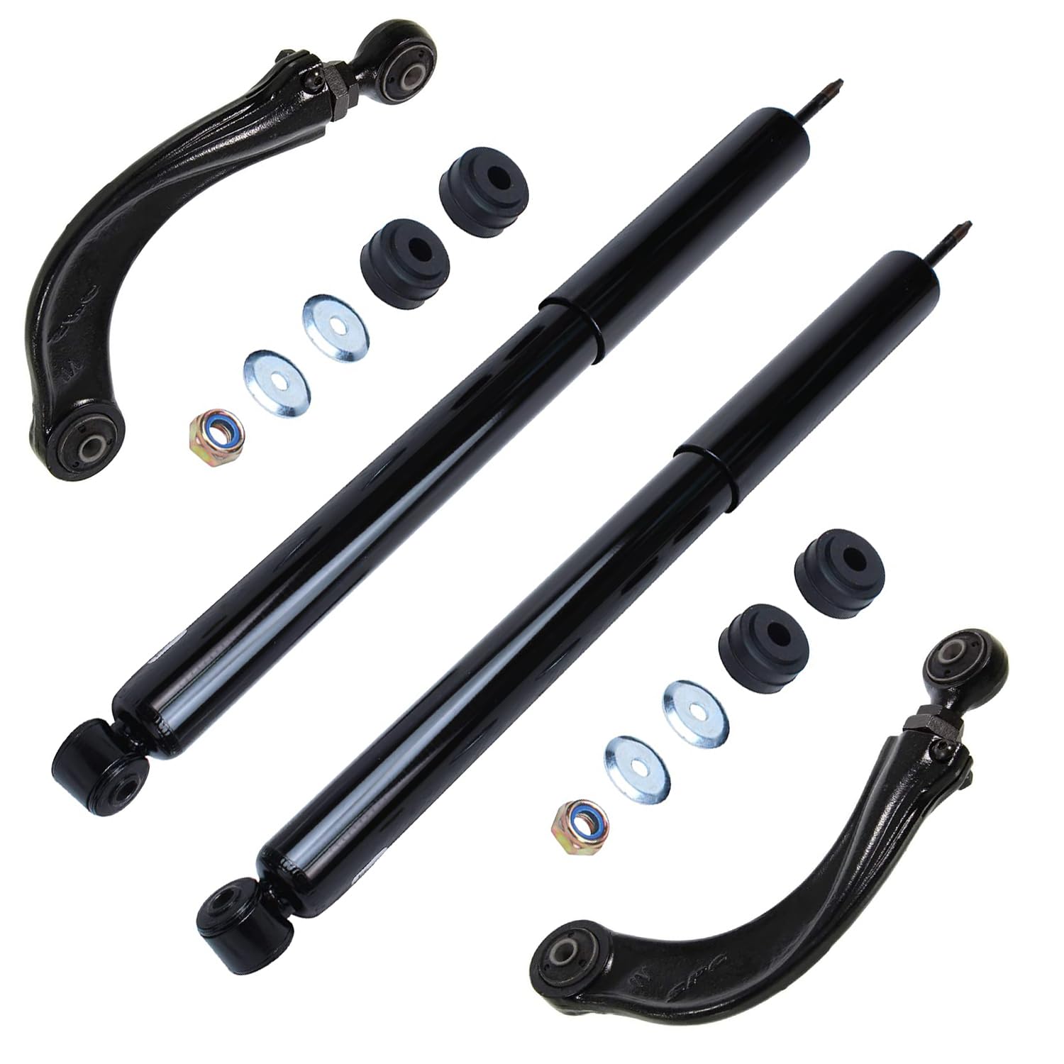 Detroit Axle - 4pc Rear Suspension Kit for 2000-2011 Ford Focus
