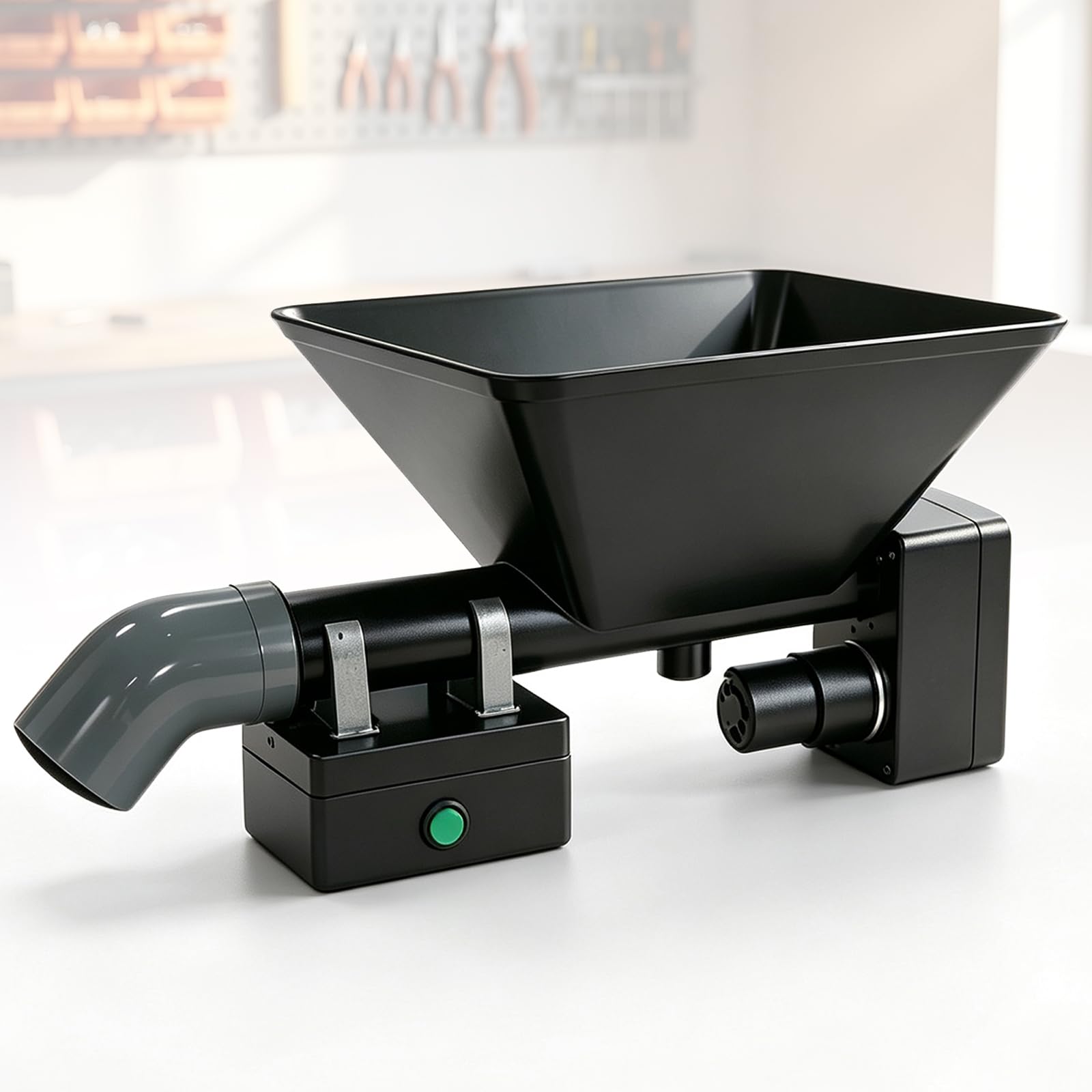 Alimentatore Elettrico A Coclea A Velocità Regolabile, Dispenser Di Polvere Secca E Granuli Fini Con Ugello, Macchina Per Dosaggio Continuo Controllato, Alimentatore Ausiliario Compatto Per