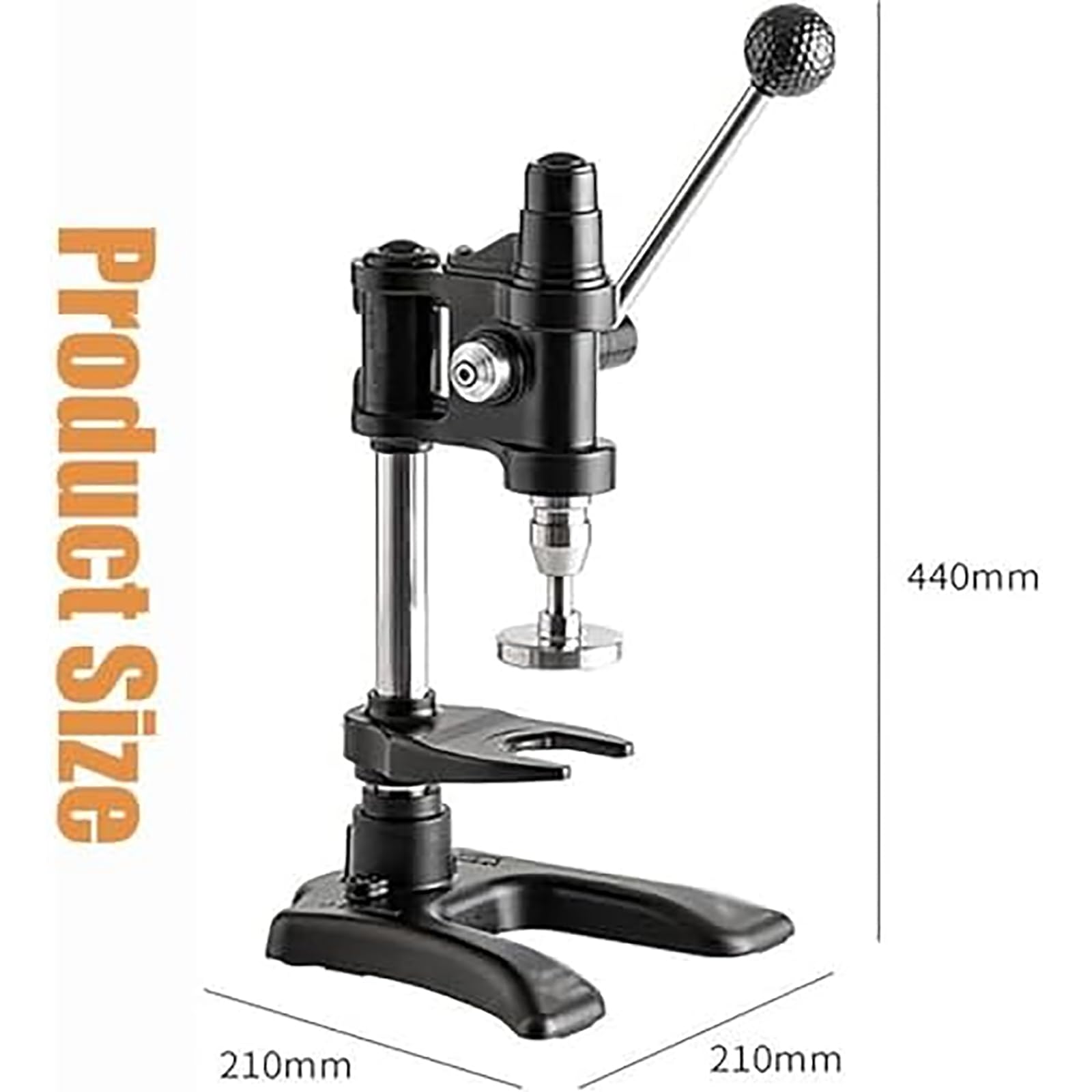 Handmatige Draagbare Handperskoffiezetapparaat, 58 mm Roestvrijstalen Koffie Extractor, Stabiele Antislipbasis And Handig Afneembaar Ontwerp, Gebruiksvriendelijke Bediening, Geschikt Voor Thuis