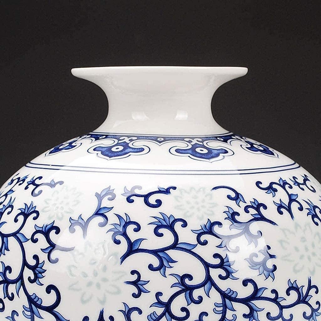 Vasen Vase aus Keramik, handgefertigt, mit drehbarem Sockel, Büro- und Wohnaccessoires (17 x 16 cm) for Blumen Deko