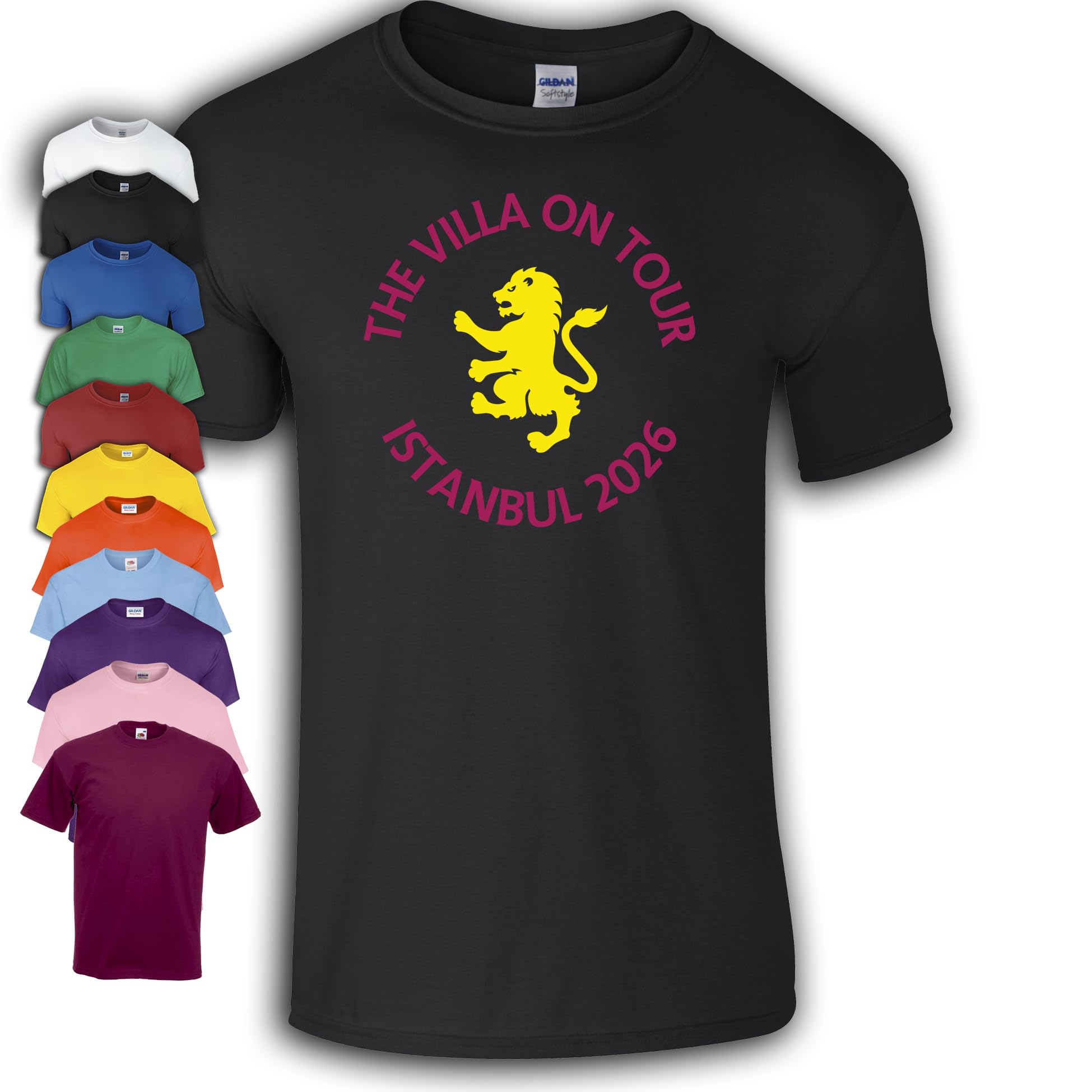 The Europa League Final T-Shirt Villa (UK, Alpha, L, Regular, Regular, Black)