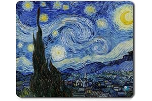 Beautiful Starry Night Mouse Pad, A Timeless Masterpiece for Your Desk